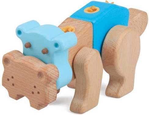 My Zoo Kreativní stavební sada - Hravá stavebnice Moje ZOO - Hroch - obrázek 2