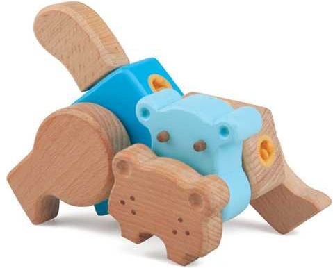 My Zoo Kreativní stavební sada - Hravá stavebnice Moje ZOO - Hroch - obrázek 7