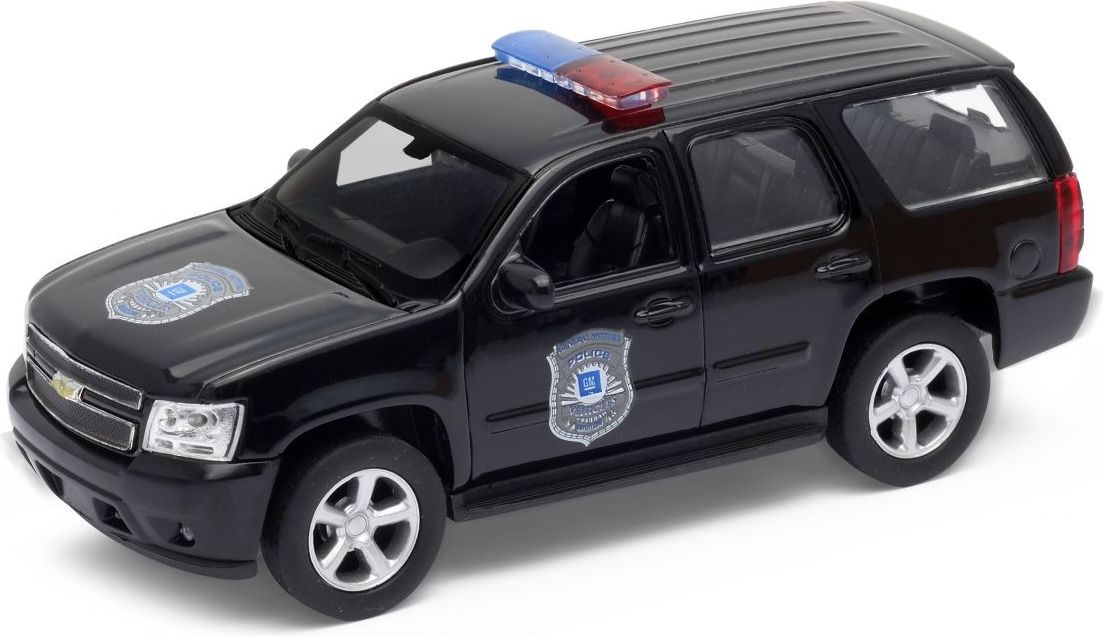 Welly - Chevrolet Tahoe (2008) model 1:34 černý Police - obrázek 2