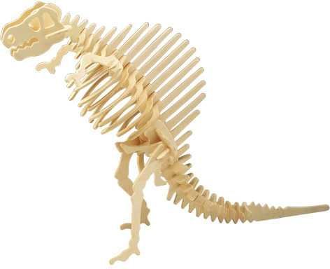 Woodcraft construction kit Woodcraft Dřevěné 3D puzzle Spinosaurus - obrázek 3