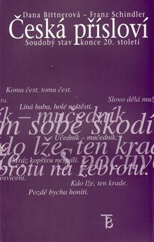 Česká přísloví - soudobý stav konce 20.století - Dana Bittnerová, Franz Schindler - obrázek 1