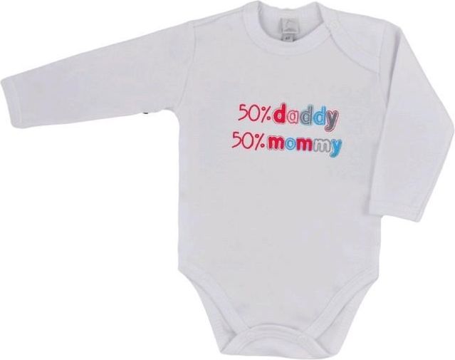 Kojenecké body s dlouhým rukávem Koala s nápisem Varianta: bílá/74 (6-9m) - obrázek 1