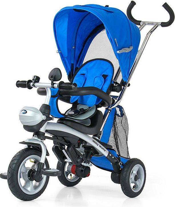 MILLY MALLY Dětská tříkolka Varianta: Milly Mally City blue - modrá - obrázek 38