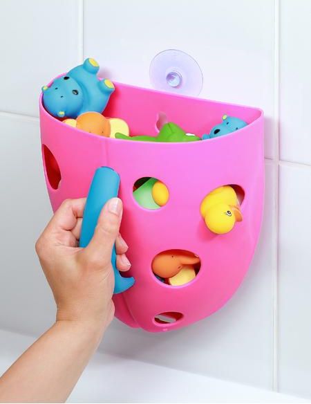 Plastový box na hračky do vany Akuku Varianta: mátový - zelená - obrázek 8