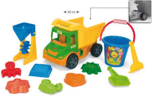 WADER Auto multitruck+komplet na písek 70340 - obrázek 2