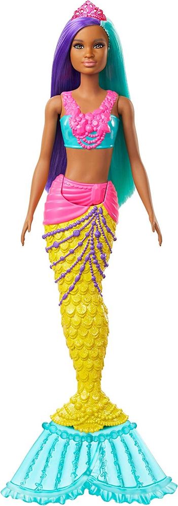 Mattel Barbie Kouzelná mořská víla vlasy fialově-tyrkysové - obrázek 1