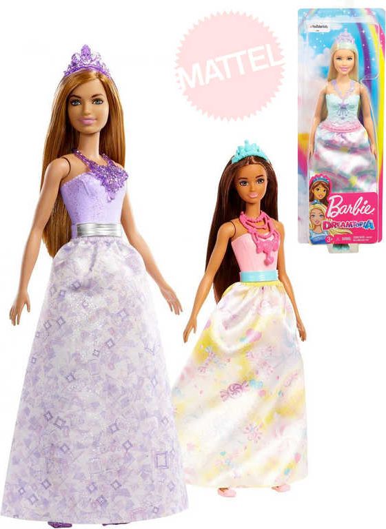 MATTEL BRB Panenka Barbie princezna kouzelná dlouhé šaty různé druhy - obrázek 1