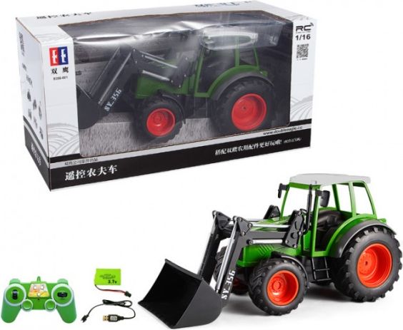 RCobchod Traktor s funkčním čelním nakladačem 1:16 - obrázek 2