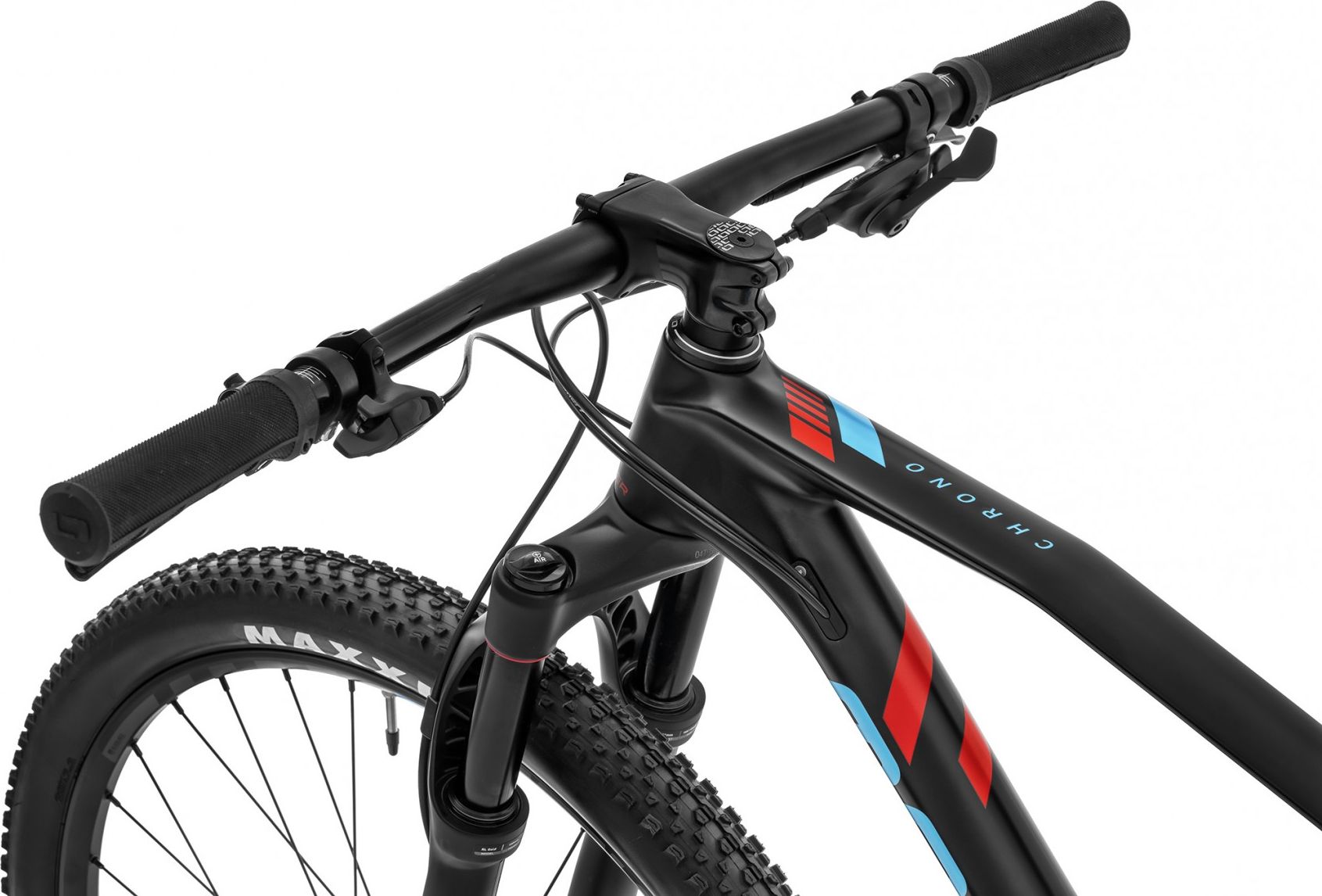 Mondraker Chrono Carbon 29 carbon/light blue/flame red XL - obrázek 2