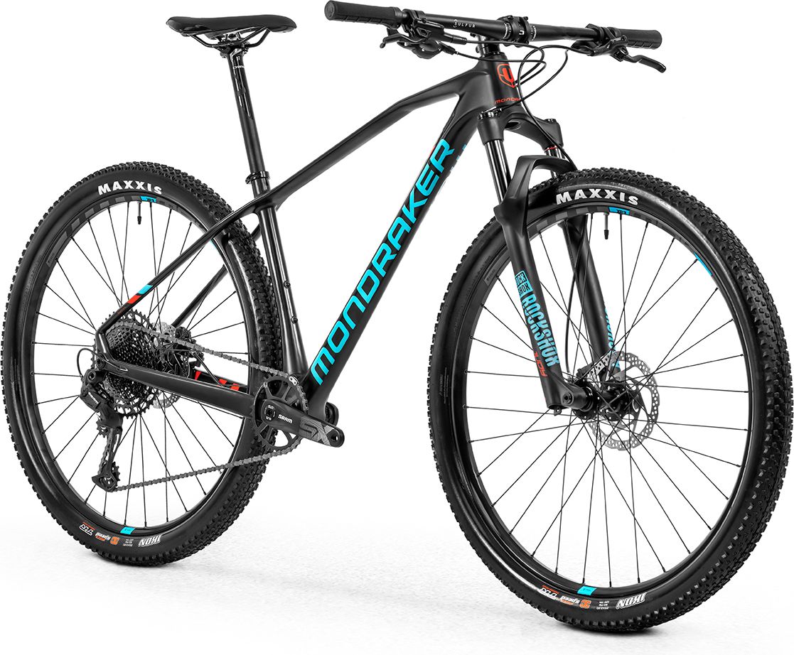 Mondraker Chrono Carbon 29 carbon/light blue/flame red XL - obrázek 5