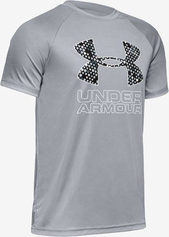 Tech™ Hybrid Triko dětské Under Armour | Šedá | Chlapecké | S - obrázek 1