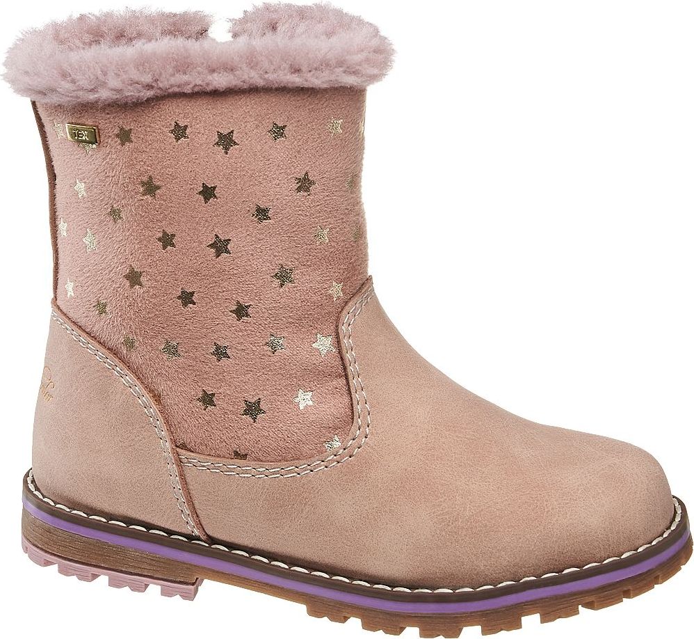Deichmann - Tom Tailor Růžové dívčí kozačky Tom Tailor s TEX membránou 30 růžová - obrázek 1