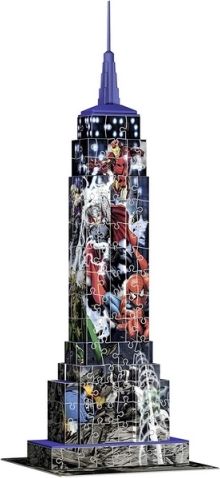RAVENSBURGER 3D puzzle Empire State Building (Marvel Avengers) 216 dílků - obrázek 2