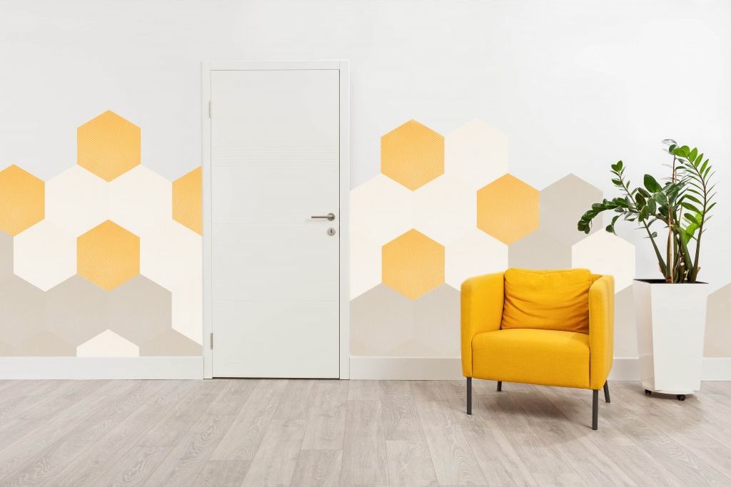 PĚNOVÁ OCHRANA STĚN POLYGON ŽLUTÁ 10 - obrázek 1