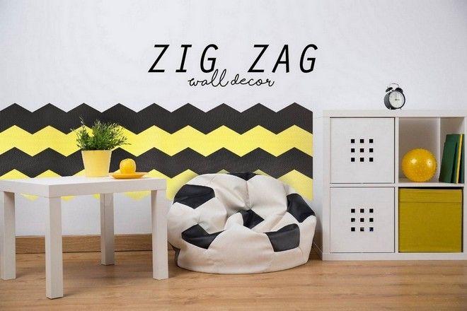 PĚNOVÁ OCHRANA STĚN ZIG ZAG JARNÍ ZELENÁ 61 - obrázek 5