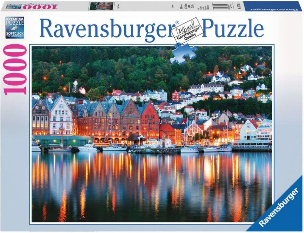 Ravensburger Puzzle Bergen Norsko 1000 dílků - obrázek 1