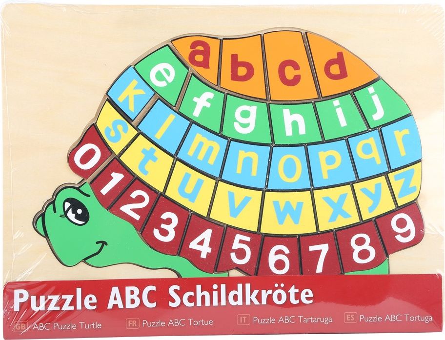 Želva - puzzle abeceda a čísla - obrázek 1