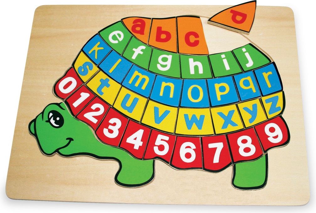 Želva - puzzle abeceda a čísla - obrázek 2