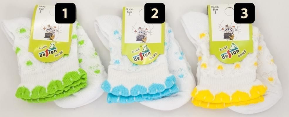 Design Socks dětské ponožky s krajkou 2 - obrázek 1