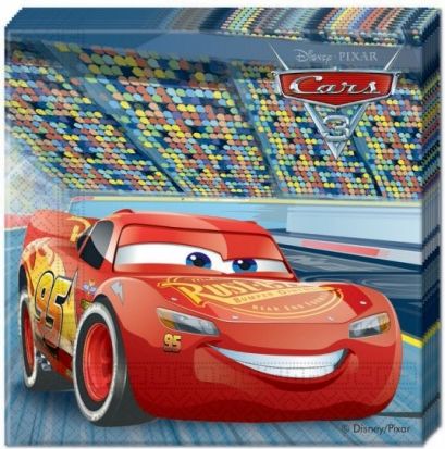 PROCOS Ubrousky papírové Cars 20 ks - obrázek 1
