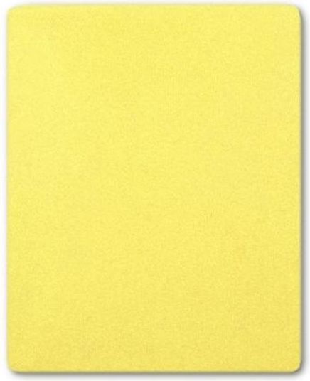 Prostěradlo froté ATK 140x70 cm nepromokavé žluté - obrázek 1