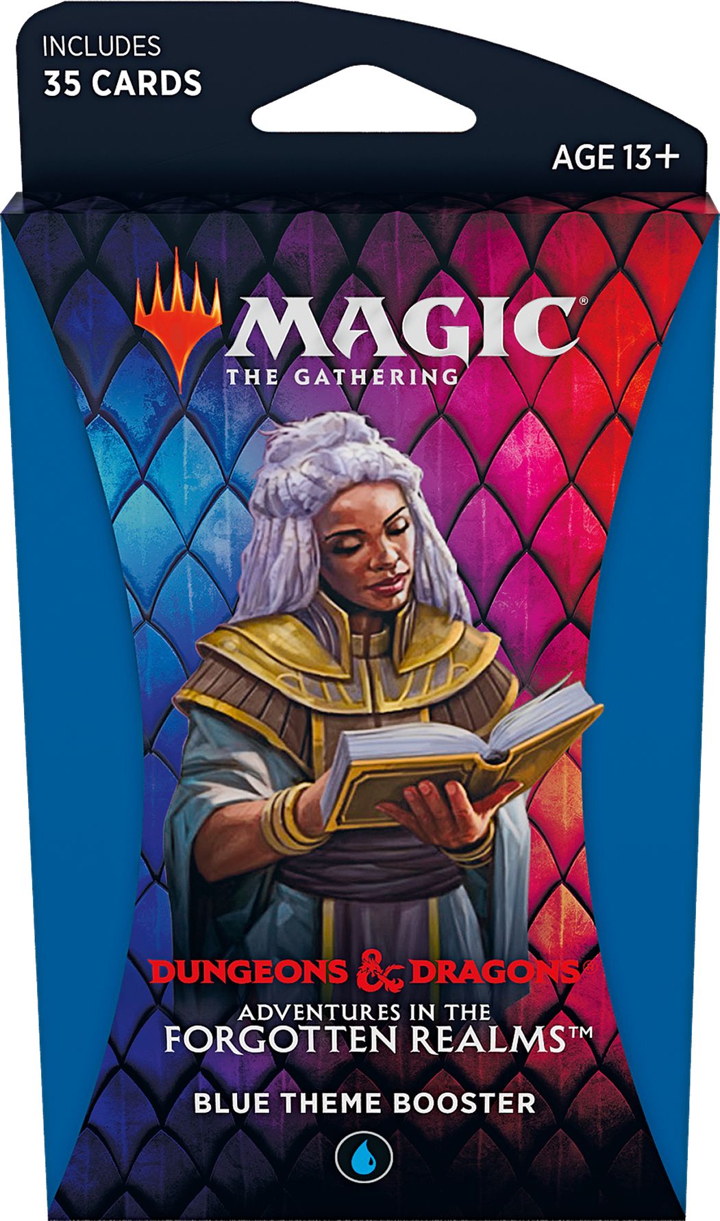 Wizards of the Coast MTG - Adventures in the Forgotten Realms Theme Booster Varianta: Blue Theme Booster - obrázek 1