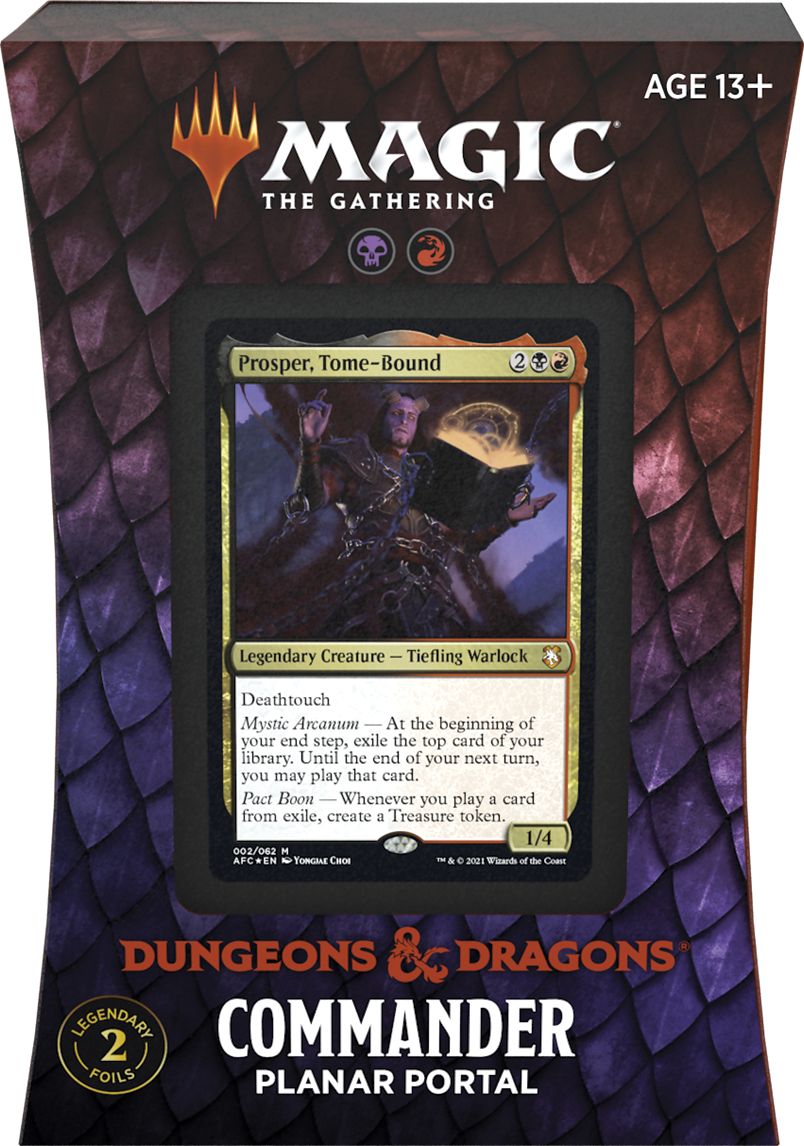 Wizards of the Coast MTG - Adventures in the Forgotten Realms Commander Deck Varianta: D&D Commander Vrondiss Red/Green - obrázek 2