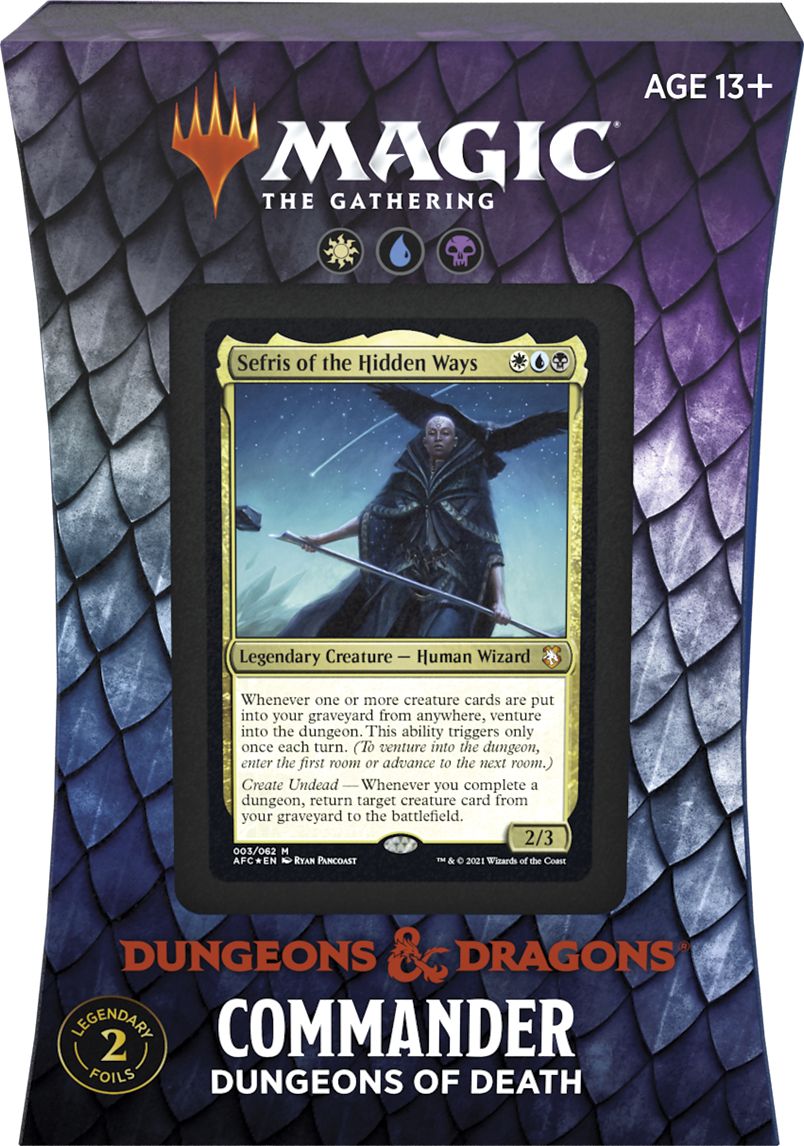 Wizards of the Coast MTG - Adventures in the Forgotten Realms Commander Deck Varianta: D&D Commander Vrondiss Red/Green - obrázek 3