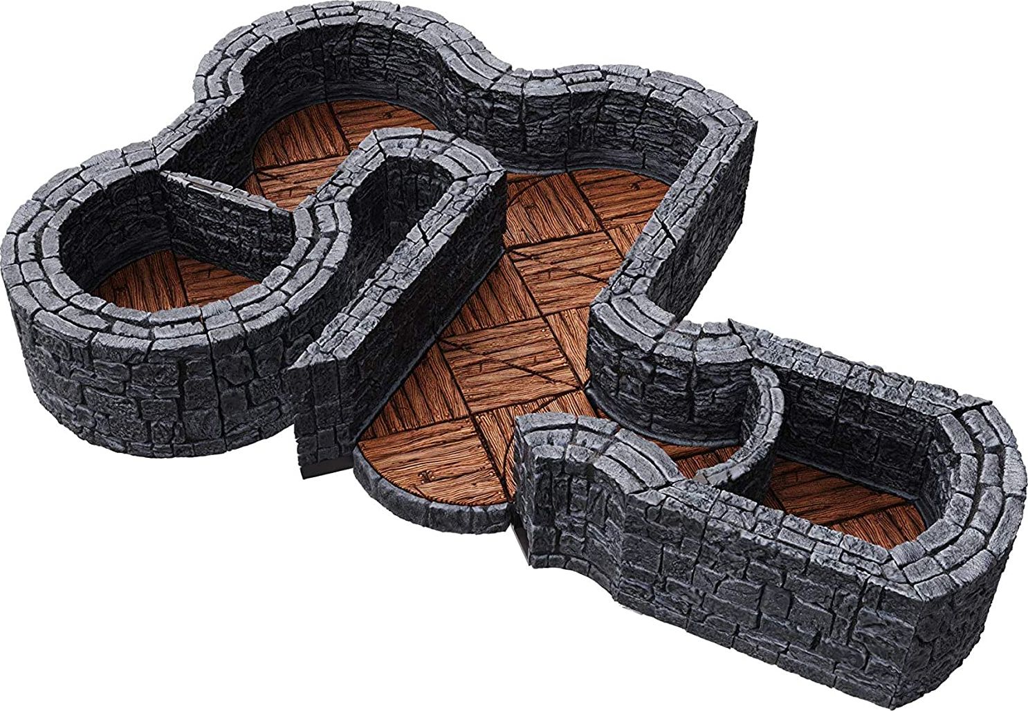 WizKids WarLock Tiles: Expansion Pack - 1 in. Dungeon Angles & Curves - obrázek 1