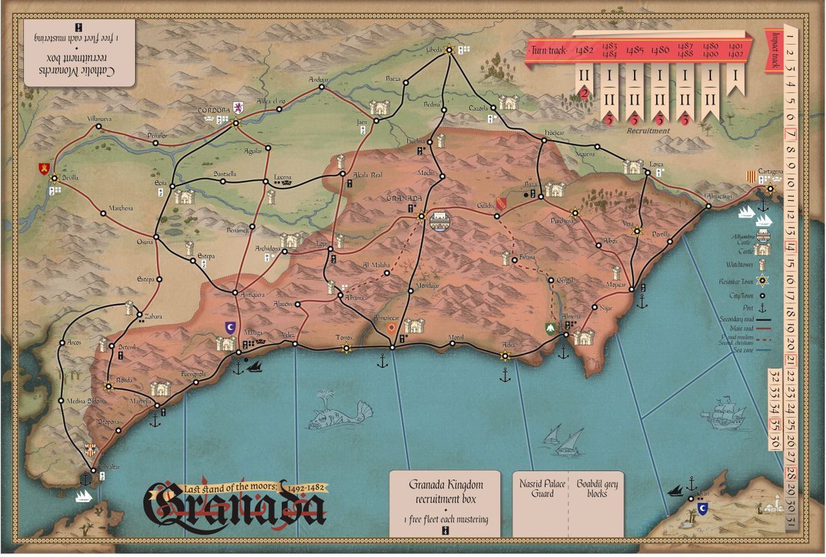 Compass Games Granada: Last Stand of the Moors, 1482-1492 - obrázek 2