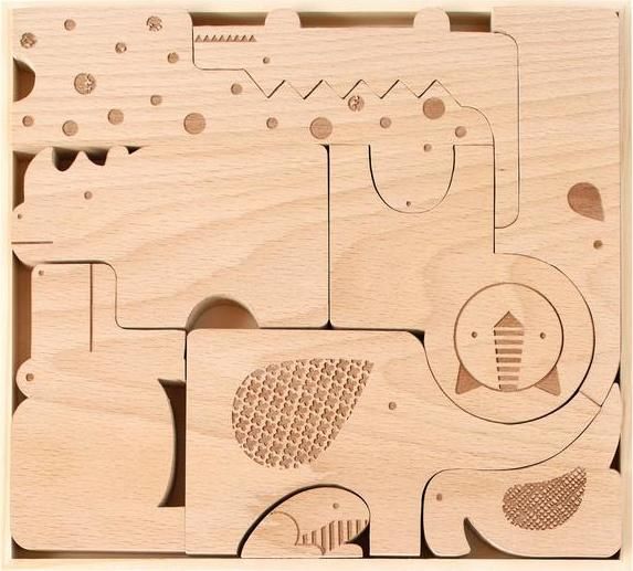 Petitcollage Zábavné puzzle Safari - obrázek 2