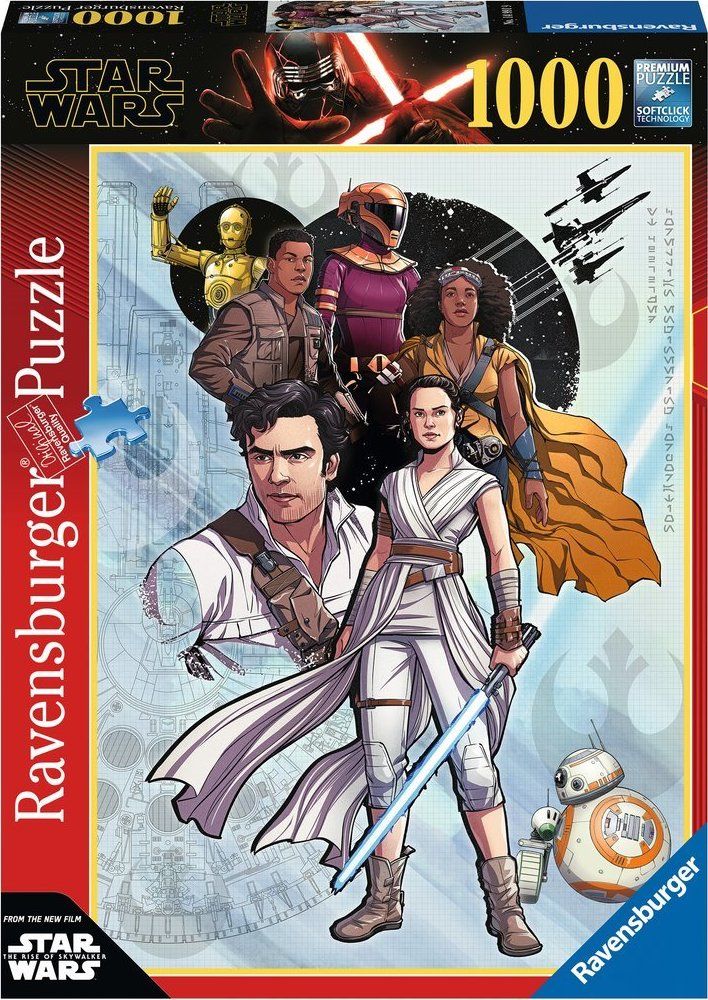RAVENSBURGER Puzzle Star Wars: Vzestup Skywalkera 2, 1000 dílků - obrázek 2