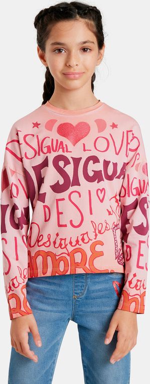 Girl Triko dětské Desigual | Růžová | Dívčí | 3/4 - obrázek 1