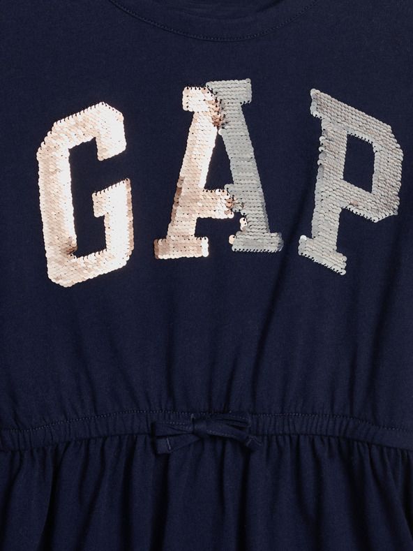 Šaty dětské GAP | Modrá | Dívčí | XL - obrázek 2