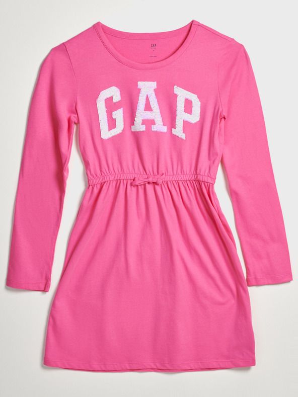 Šaty dětské GAP | Růžová | Dívčí | XL - obrázek 1