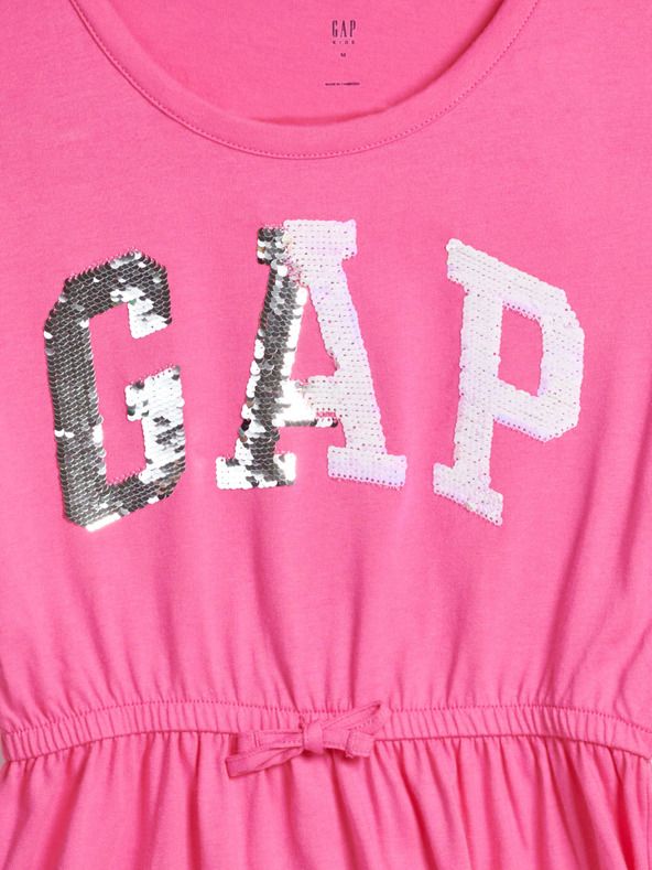 Šaty dětské GAP | Růžová | Dívčí | S - obrázek 2