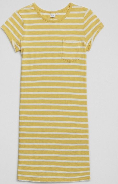 Šaty dětské GAP | Žlutá | Dívčí | M - obrázek 1
