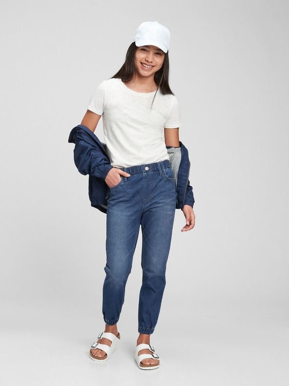 Jeans dětské GAP | Modrá | Dívčí | XXL - obrázek 2