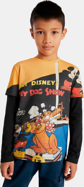 Mickey&Pluto Triko Desigual | Černá | Chlapecké | 13-14 let - obrázek 1