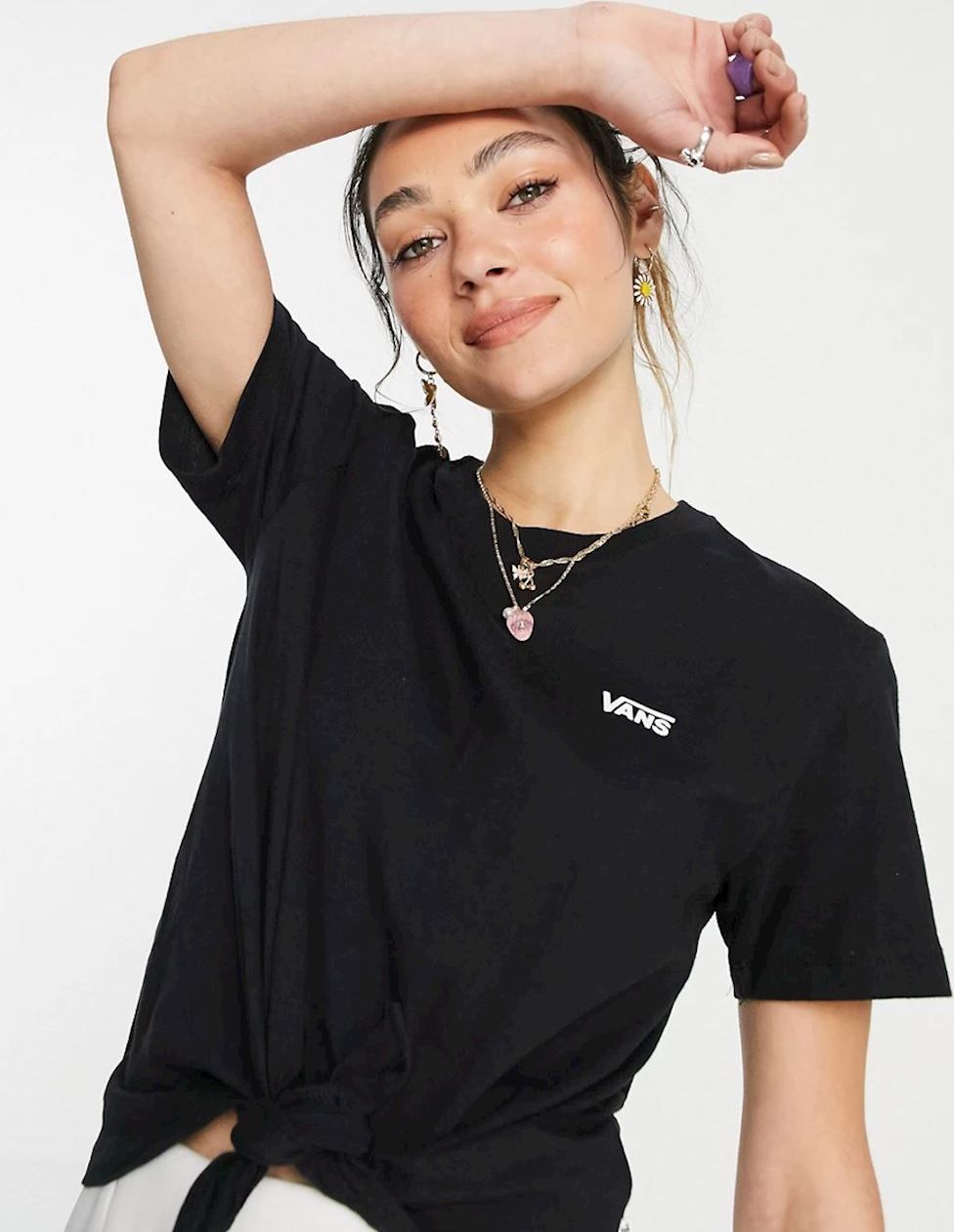 Tričko Wm Junior V Knot Tee Black Vans - 98-110 - obrázek 1