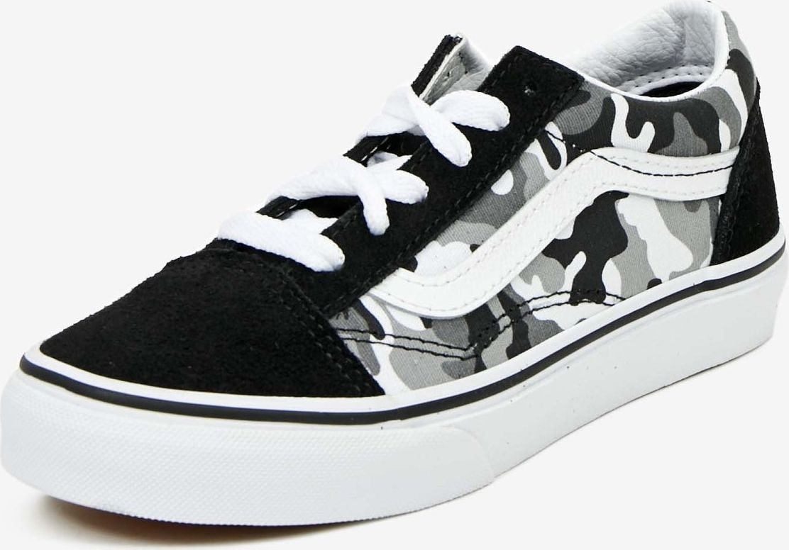 Šedo-černé klučičí vzorované tenisky s detaily v semišové úpravě VANS UY Old Skool - 31 1/2 - obrázek 4