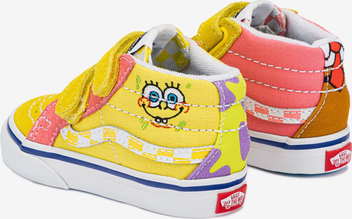 SpongeBob Sk8-Mid Reissue V Tenisky dětské Vans - 26 1/2 - obrázek 3
