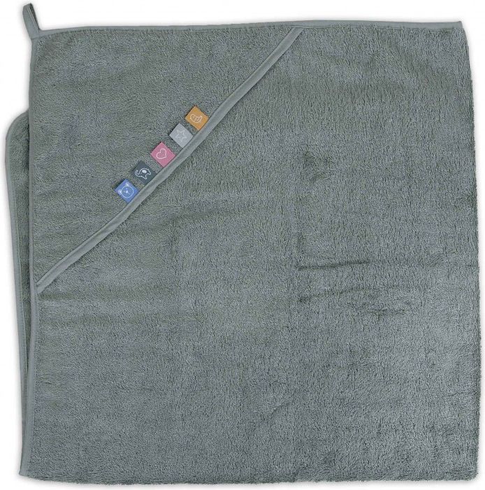 CEBA Osuška s kapucí EcoVero Line 100x100 Green Milieu Ceba - obrázek 1