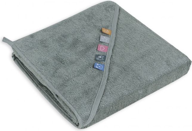 CEBA Osuška s kapucí EcoVero Line 100x100 Green Milieu Ceba - obrázek 2