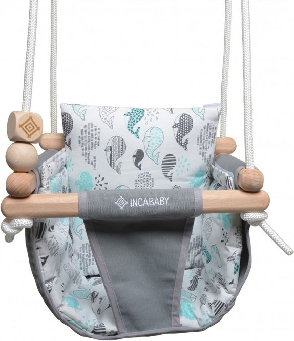 INCABABY Houpačka Junior Swing Whale - obrázek 1