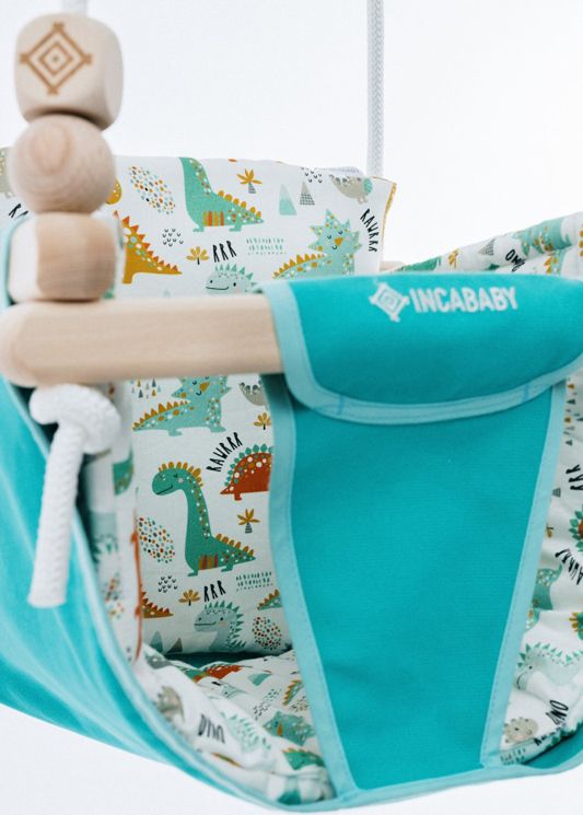 INCABABY Houpačka Junior Swing Dragon Babies - obrázek 2