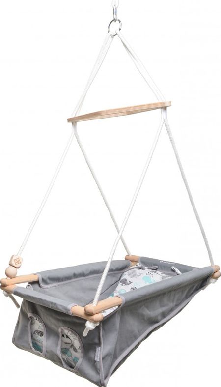 INCABABY Houpačka dětská Babyswing 0m + Whale FW - obrázek 1