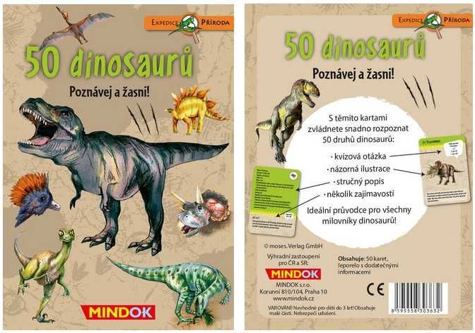 SET 50 Optických iluzí+Expedice příroda: 50 Dinosaurů - obrázek 1
