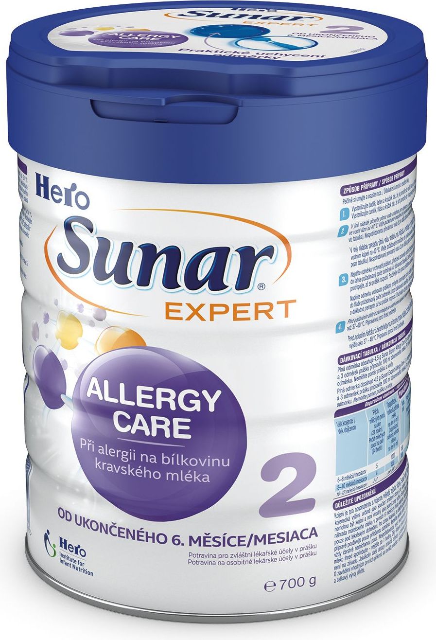 SUNAR EXPERT ALLERGY CARE 2 POR SOL 1X700G - obrázek 1