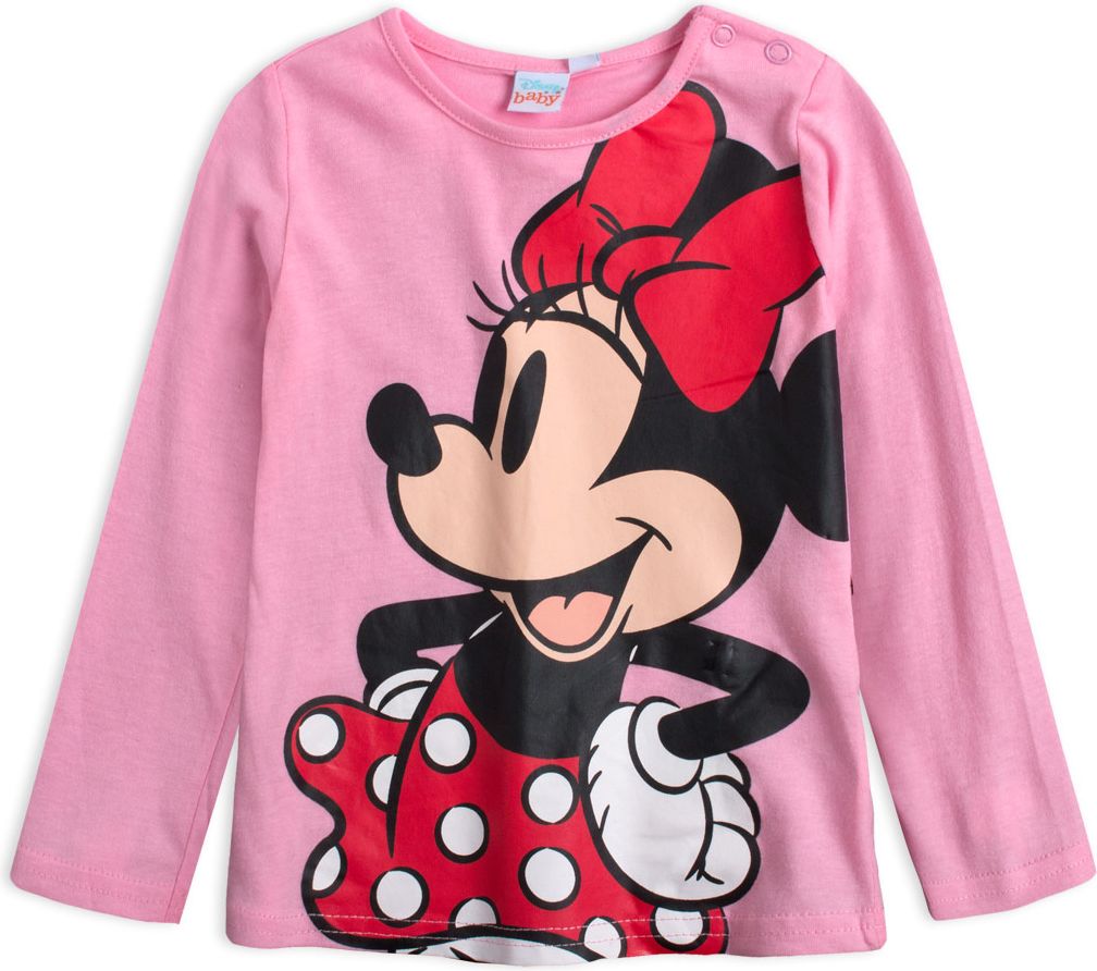 Dětské tričko DISNEY MINNIE HAPPY růžové Velikost: 68 - obrázek 1